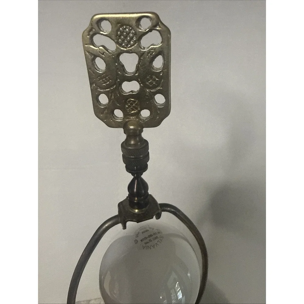 Vintage Frederick Cooper Tea Tin Canister Table Lamp Asian Chinoiserie Regency